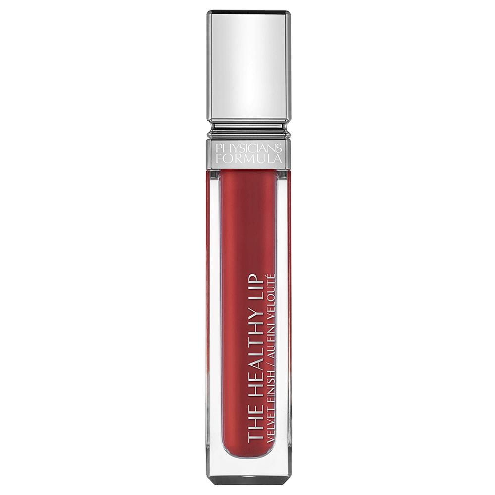 Bild: Physicians Formula The Healthy Lip Velvet Liquid Lipstick red-storative effects