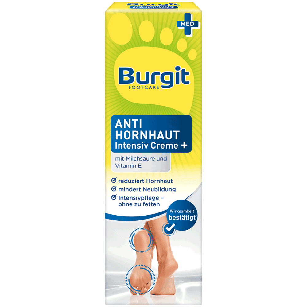 Bild: Burgit Footcare Anti-Hornhaut Intensiv Creme+ 