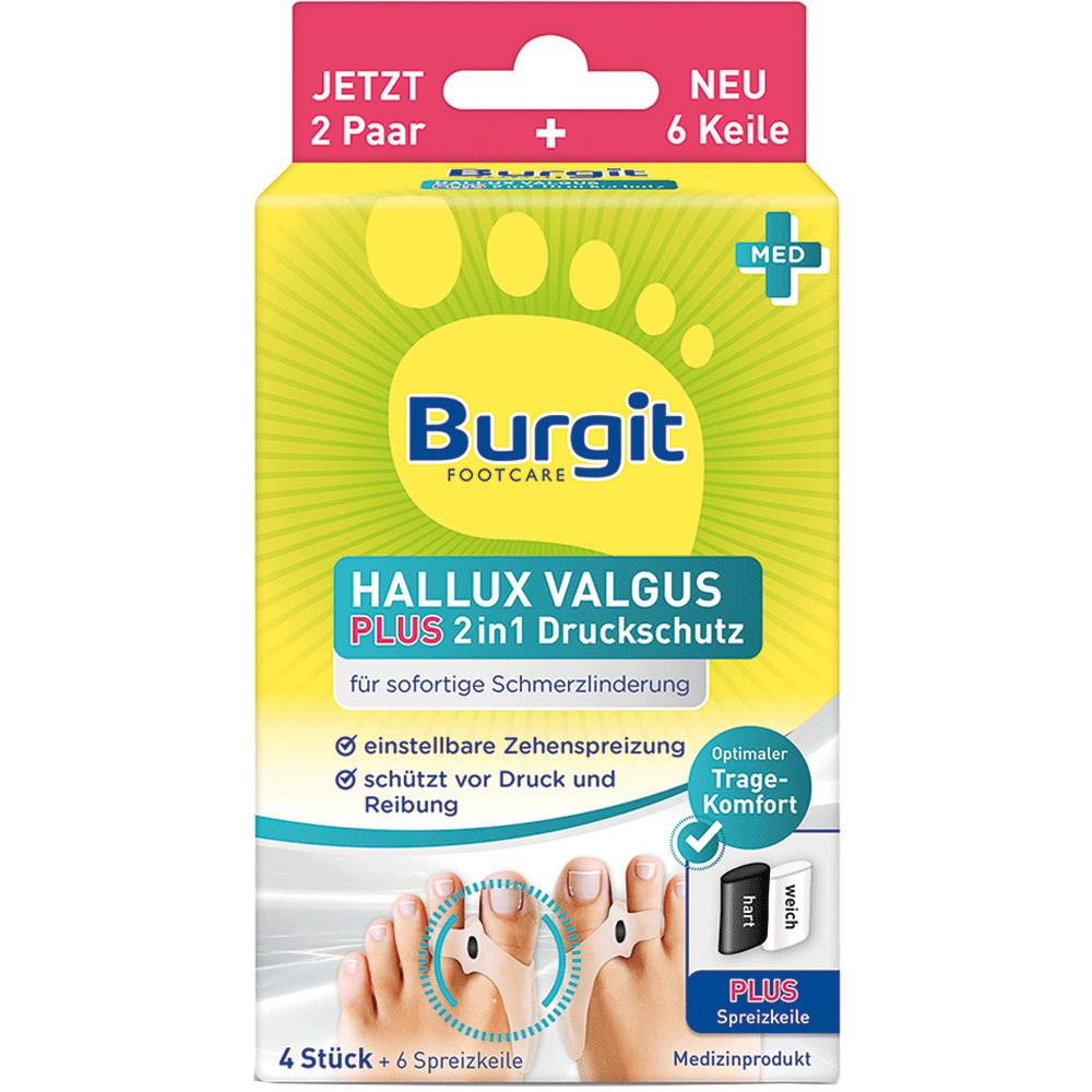 Bild: Burgit Footcare Hallux Valgus Plus 2 IN 1 