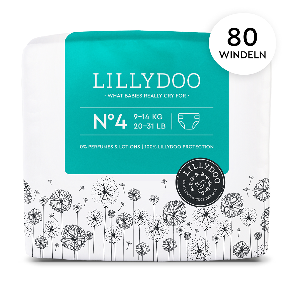 Bild: LILLYDOO 1/2 Monatsbox Windeln N°4, 9 kg - 14 kg 