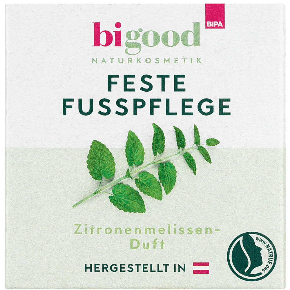 Bild: bi good Feste Fusspflege Zitronenmelisse & Sheabutter 