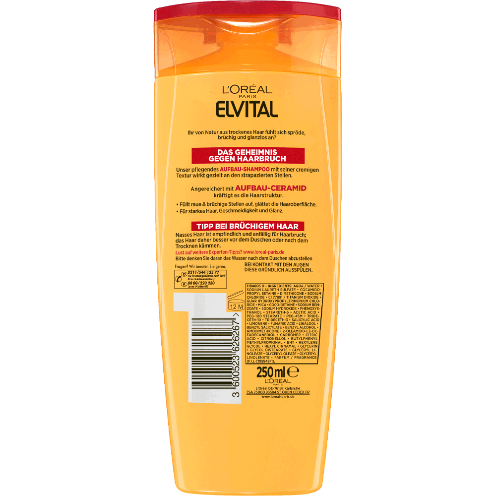 Bild: L'ORÉAL PARIS ELVITAL Anti-Haarbruch Shampoo 