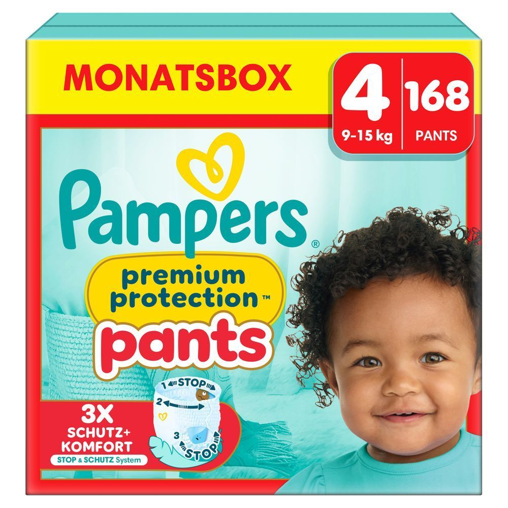 Bild: Pampers Premium Protection Pants Größe 4, 9kg - 15kg 