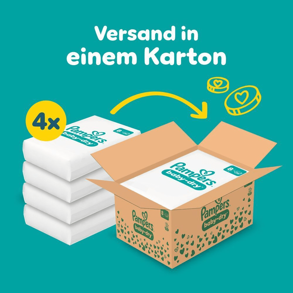 Bild: Pampers Baby-Dry Größe 8, 17kg+ 