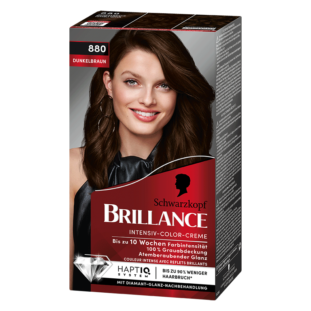 Bild: Schwarzkopf BRILLANCE Intensiv-Color-Creme dunkelbraun