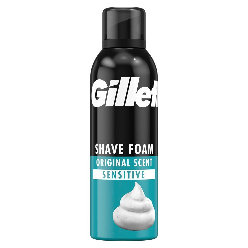 Bild: Gillette Classic Sensitive Bartpflege Rasierschaum 