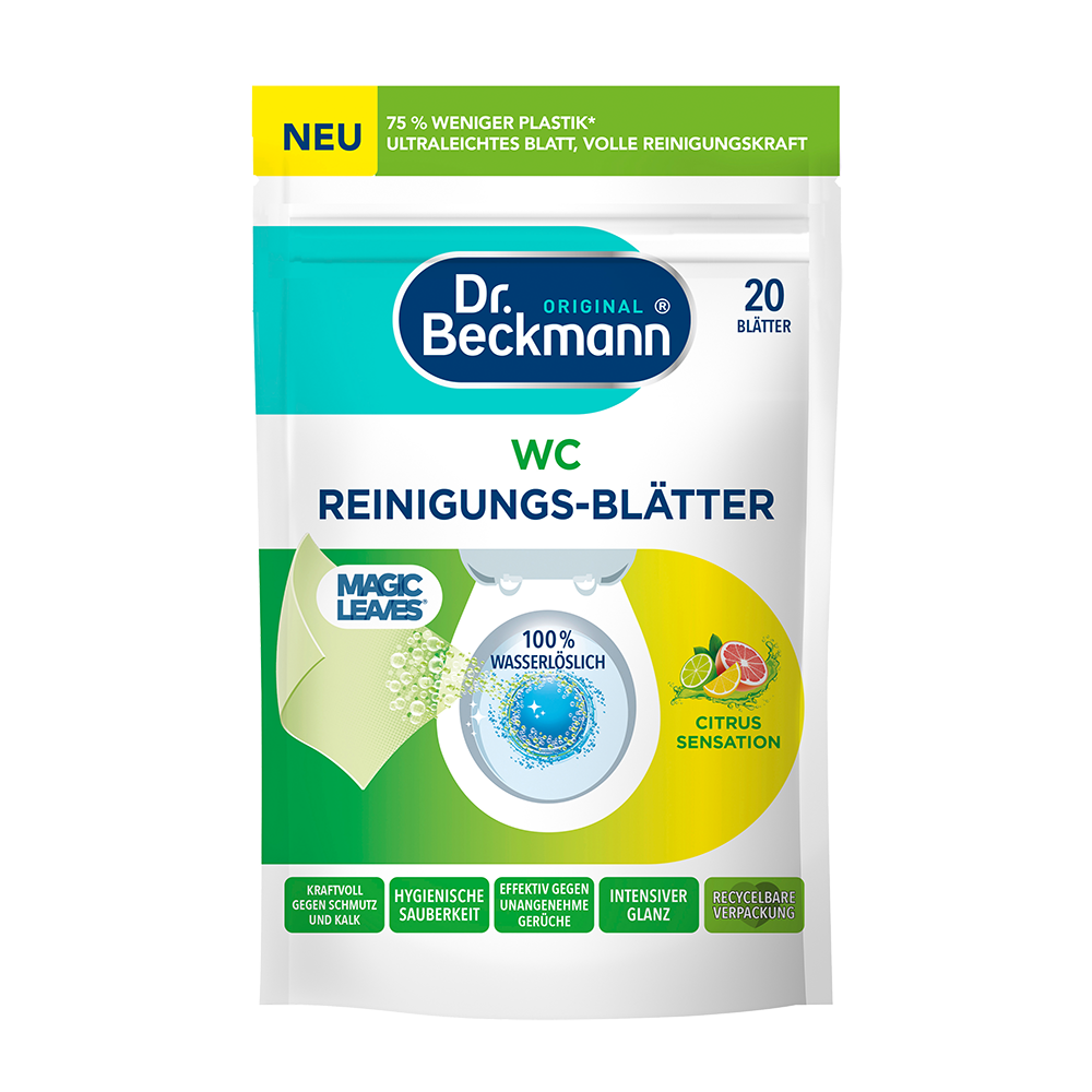 Bild: Dr. Beckmann WC Reinigungsblätter Citrus Sensation 