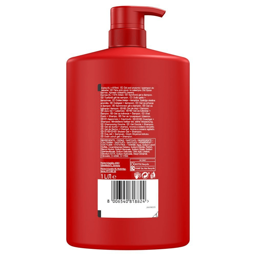 Bild: Old Spice Captain 3-in-1 Duschgel & Shampoo für Männer 