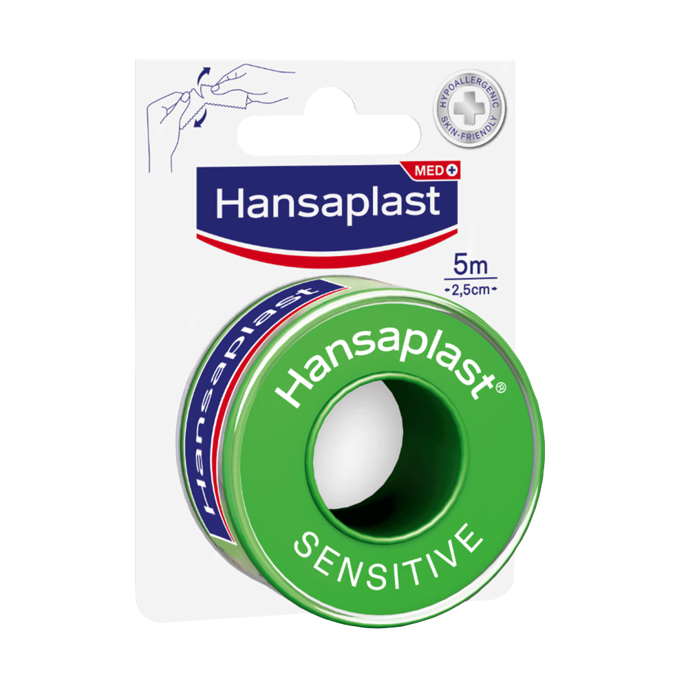 Bild: Hansaplast Sensitive Rollenpflaster 5m x 2,5cm 