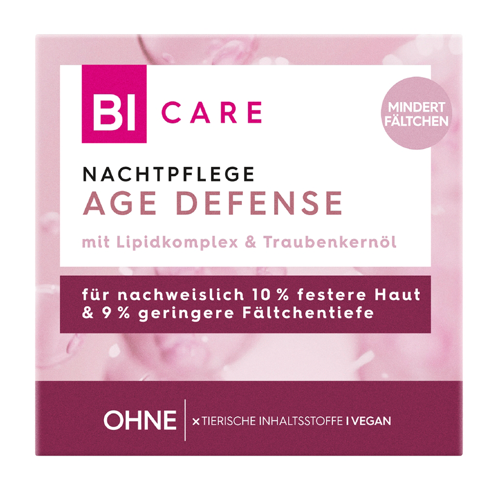 Bild: BI CARE Age Defense Nachtcreme 