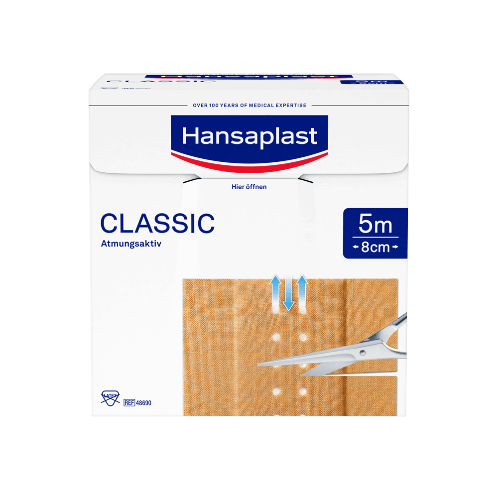 Bild: Hansaplast Classic Pflaster 5m x 5cm 