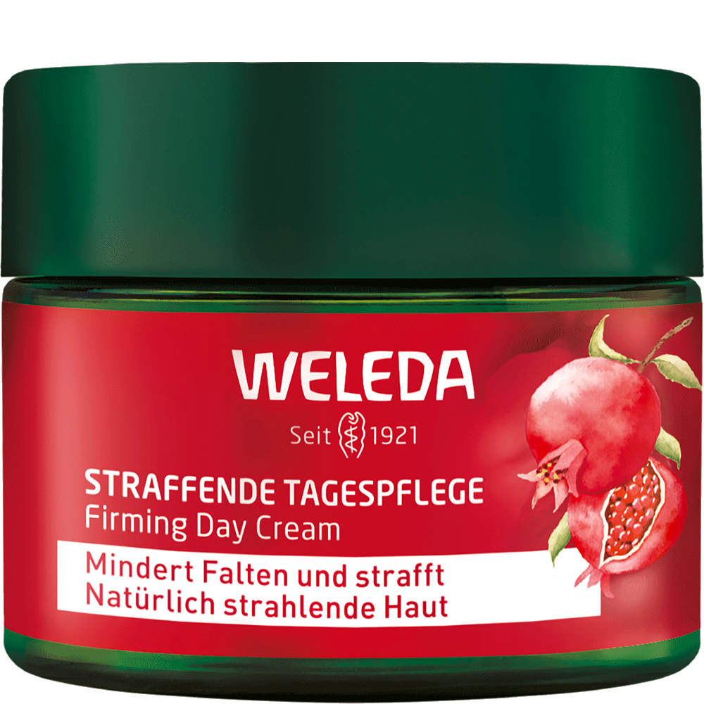 Bild: WELEDA Straffende Tagespflege Granatapfel & Maca- Peptide 