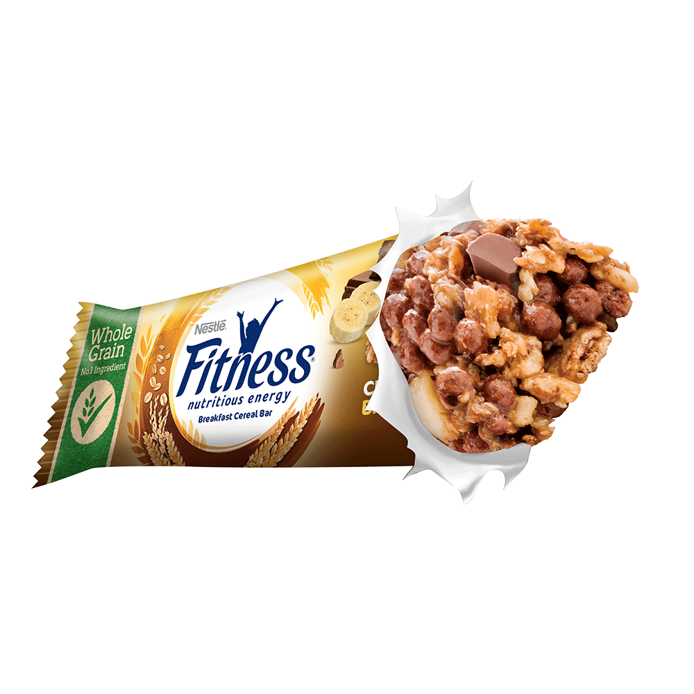 Bild: Nestlé Fitness Nutritious Energy Riegel Choco Banana 