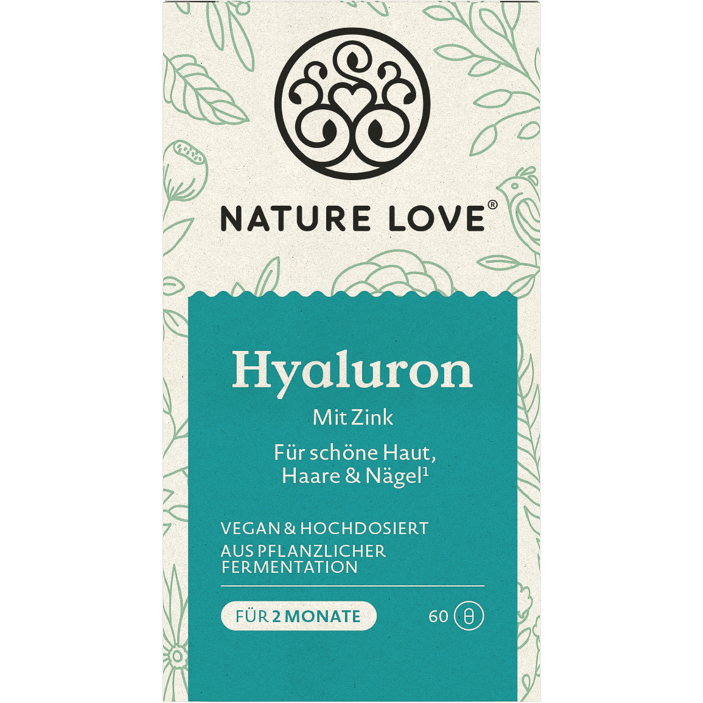 Bild: NATURE LOVE Hyaluron mit Zink 