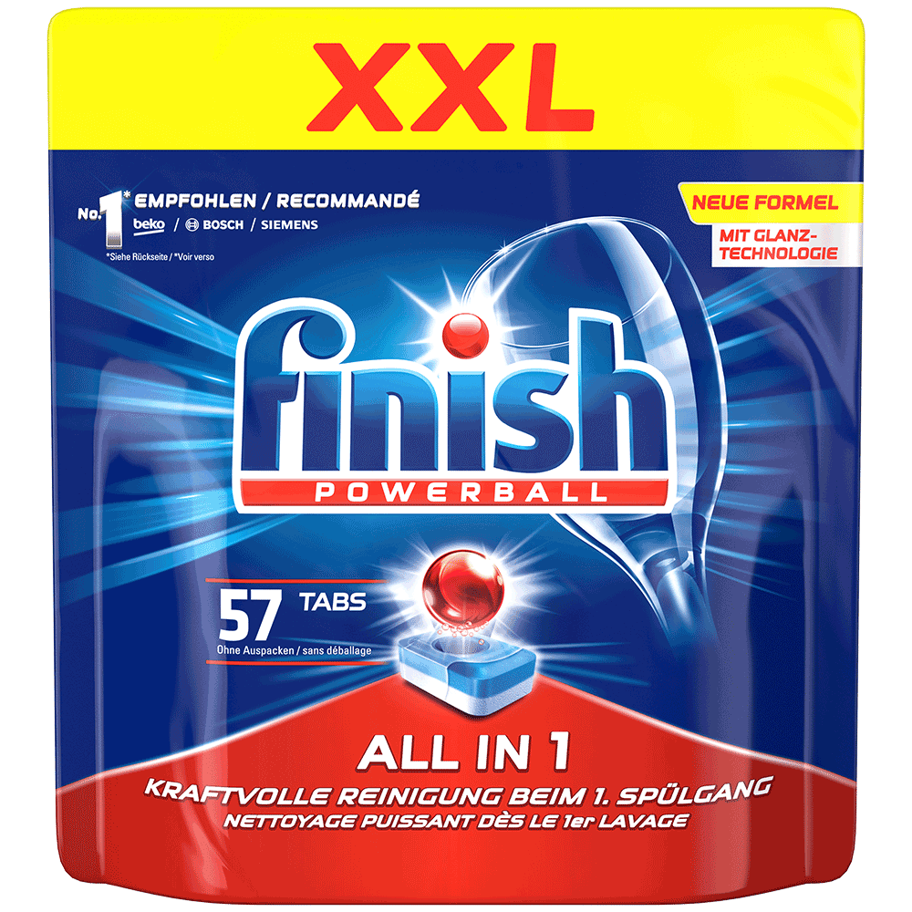 Bild: finish All-in-1 Geschirrspültabs XXL Pack 