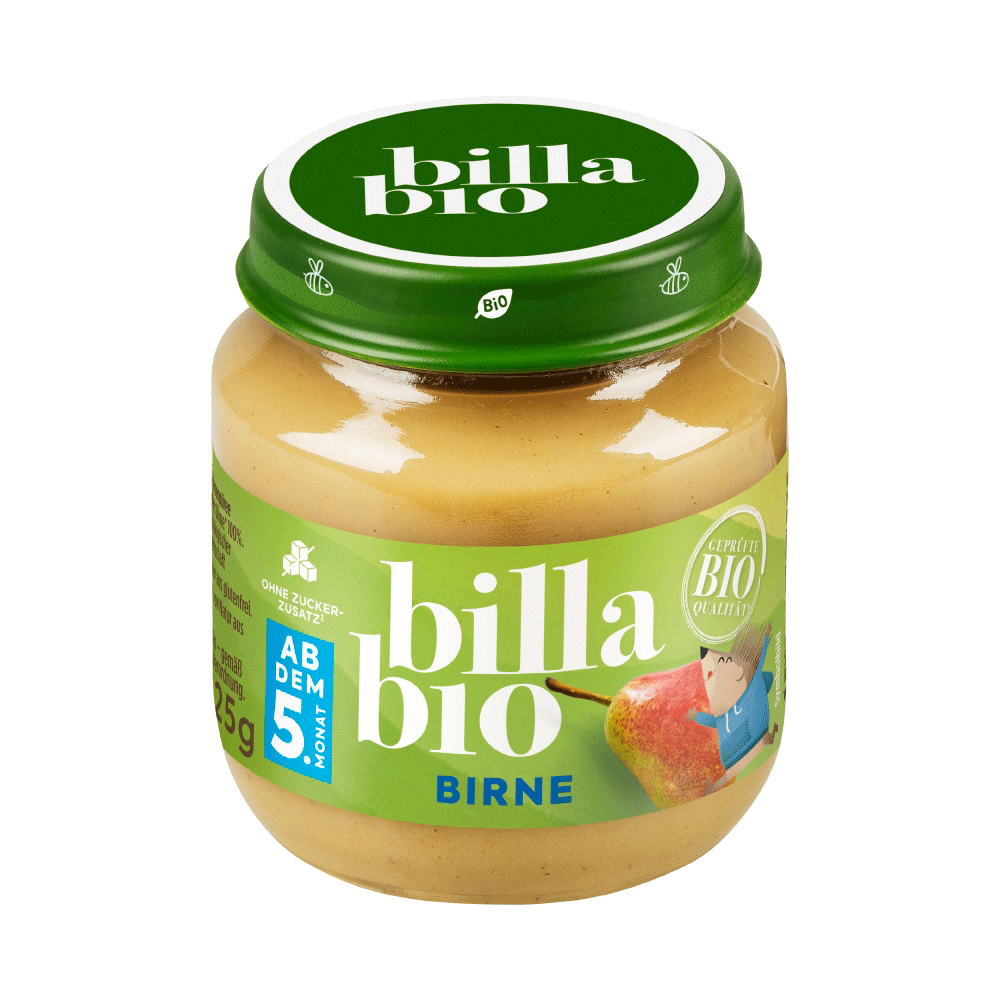 Bild: Billa Bio Gläschen Birne 