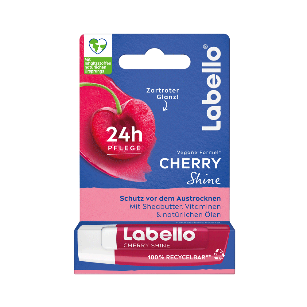 Bild: labello Lippenpflegestift Cherry Shine 