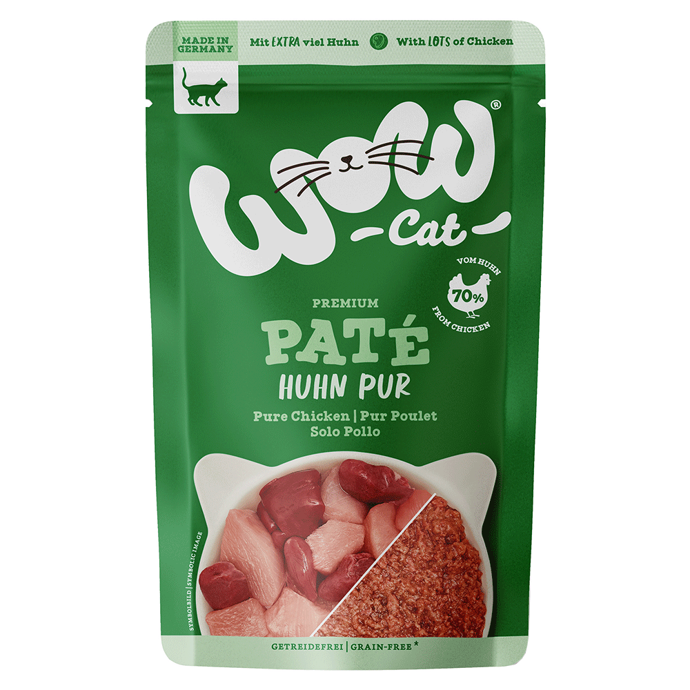 Bild: WOW Cat Paté Huhn Pur 