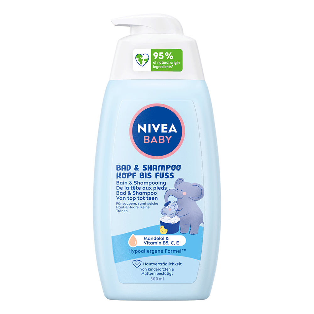 Bild: NIVEA Baby Bad und Shampoo Kopf bis Fuß 