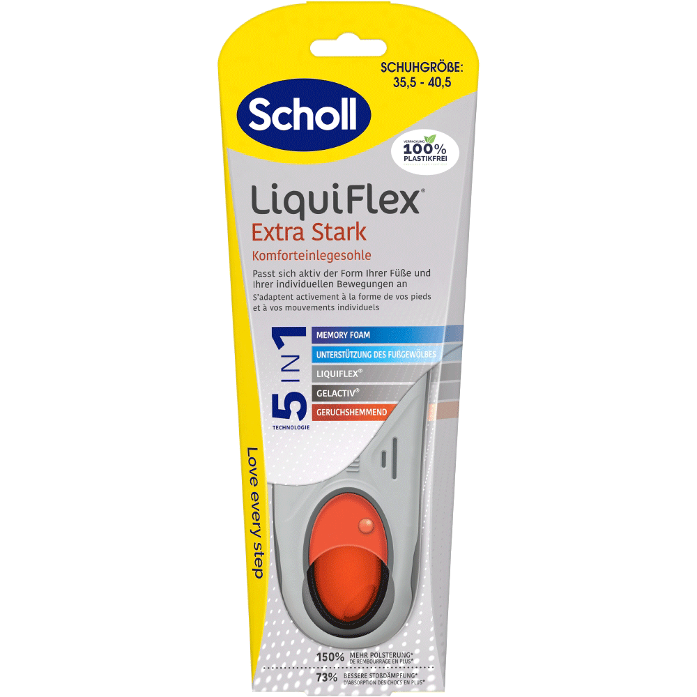 Bild: Scholl LiquiFlex Extra Stark Fußsohle 