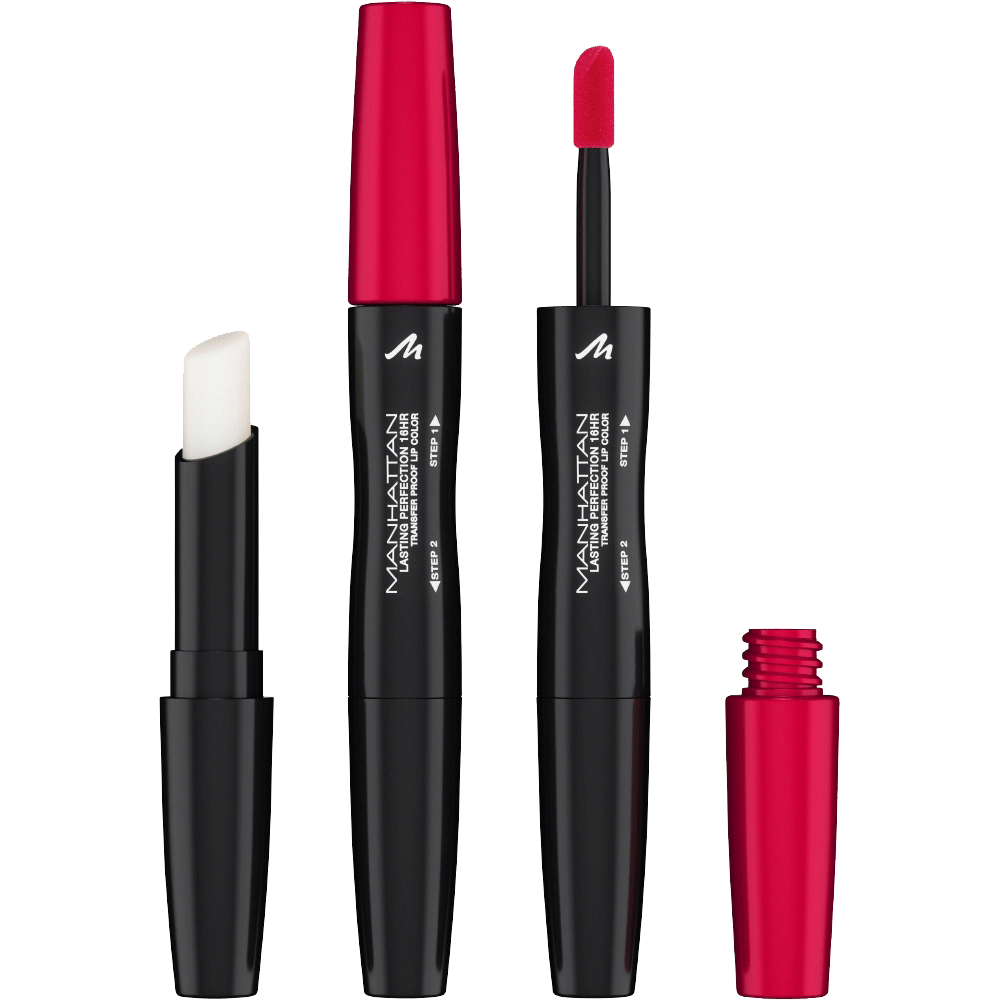 Bild: MANHATTAN Lasting Perfection Lippenstift Kiss the town red