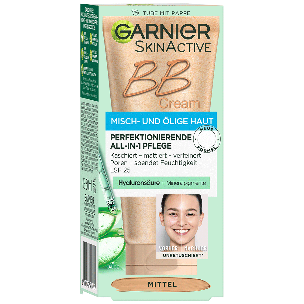 Bild: GARNIER SKIN ACTIVE BB Cream Oil Free Medium 