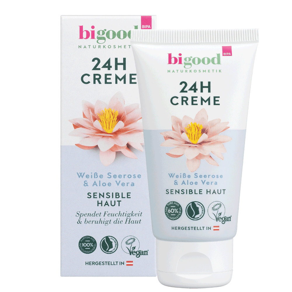 Bild: bi good 24h Creme Weiße Seerose & Aloe Vera 