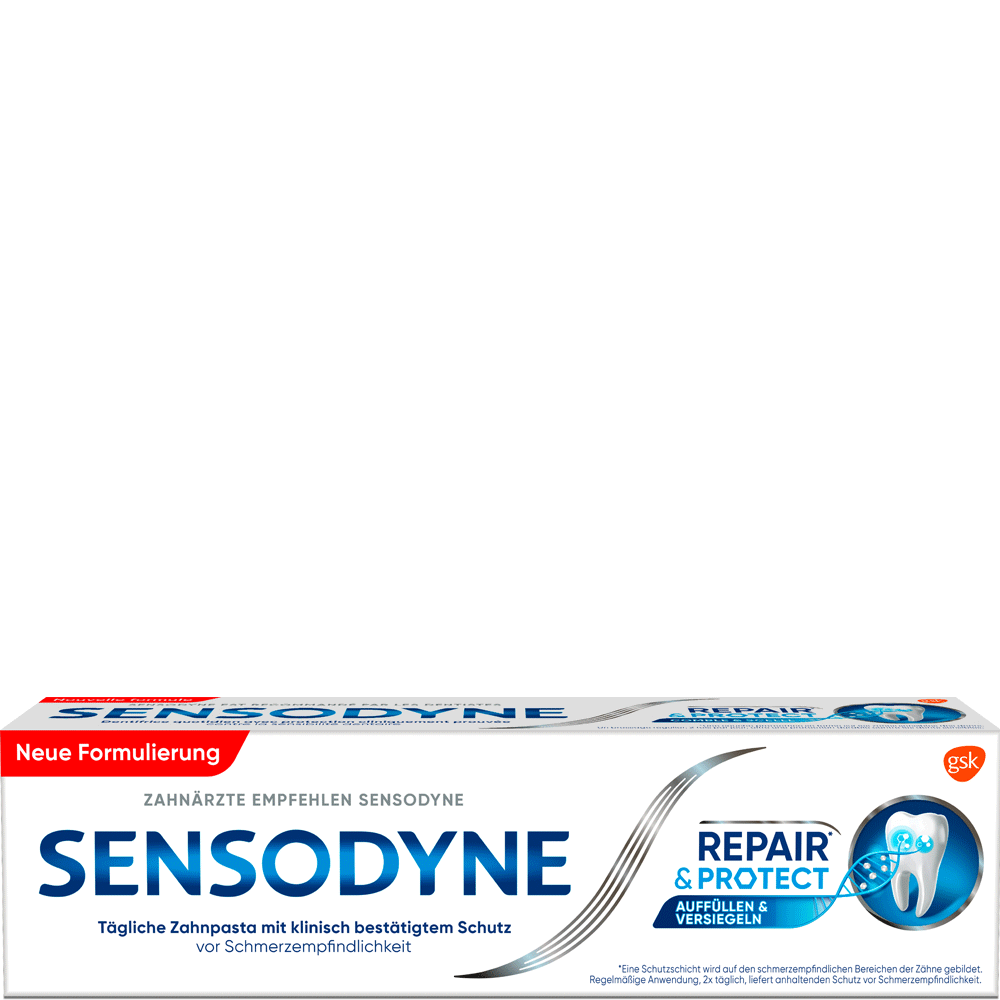 Bild: SENSODYNE Repair & Protect Zahncreme 