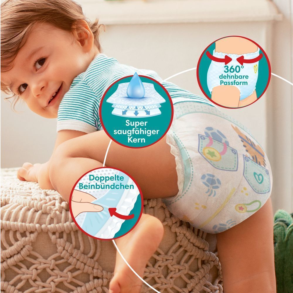 Bild: Pampers Baby-Dry Pants Größe 8, BIG PACK 