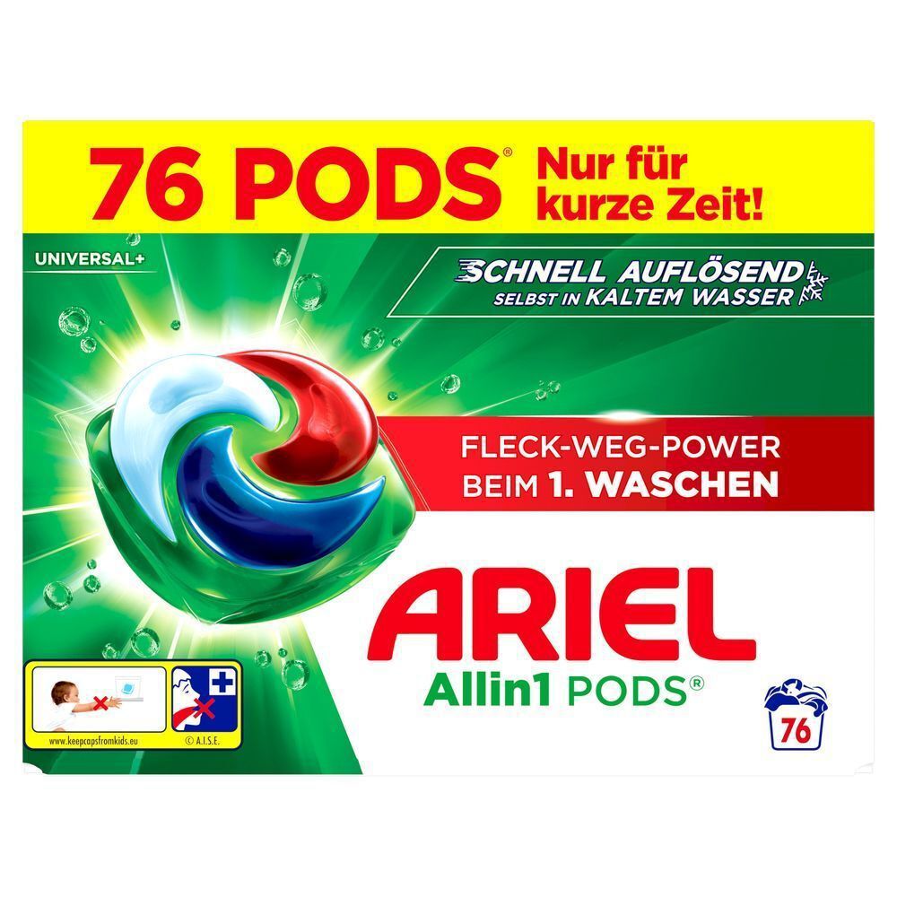 Bild: ARIEL All-in-1 POD Flüssigwaschmittel-Kapseln 