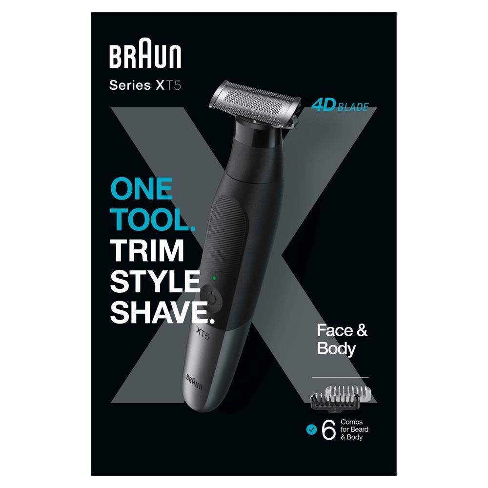 Bild: Braun Series X Barttrimmer und Körperrasierer XT5200 