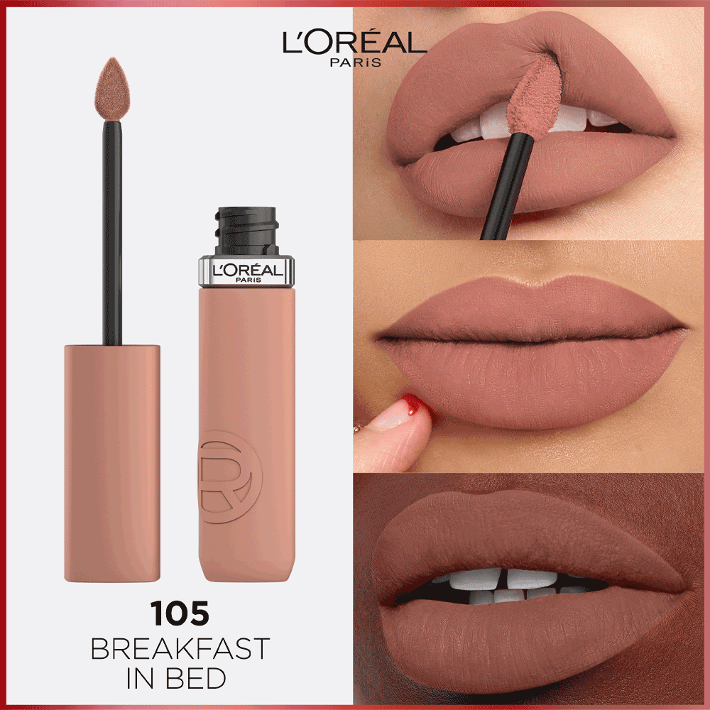 Bild: L'ORÉAL PARIS Infaillible Matte Resistance 16H Lippenstift 105