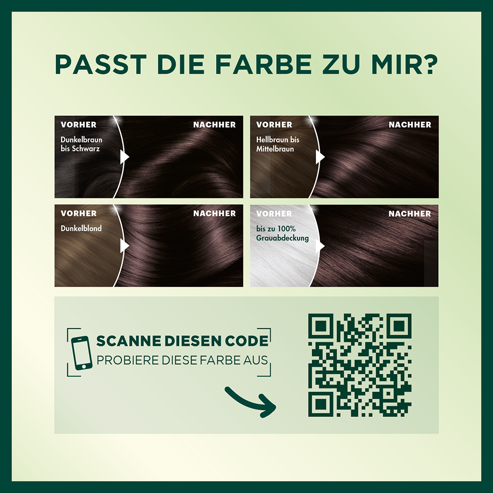 Bild: GARNIER Nutrisse Creme Coloration Kühles Dunkelbraun