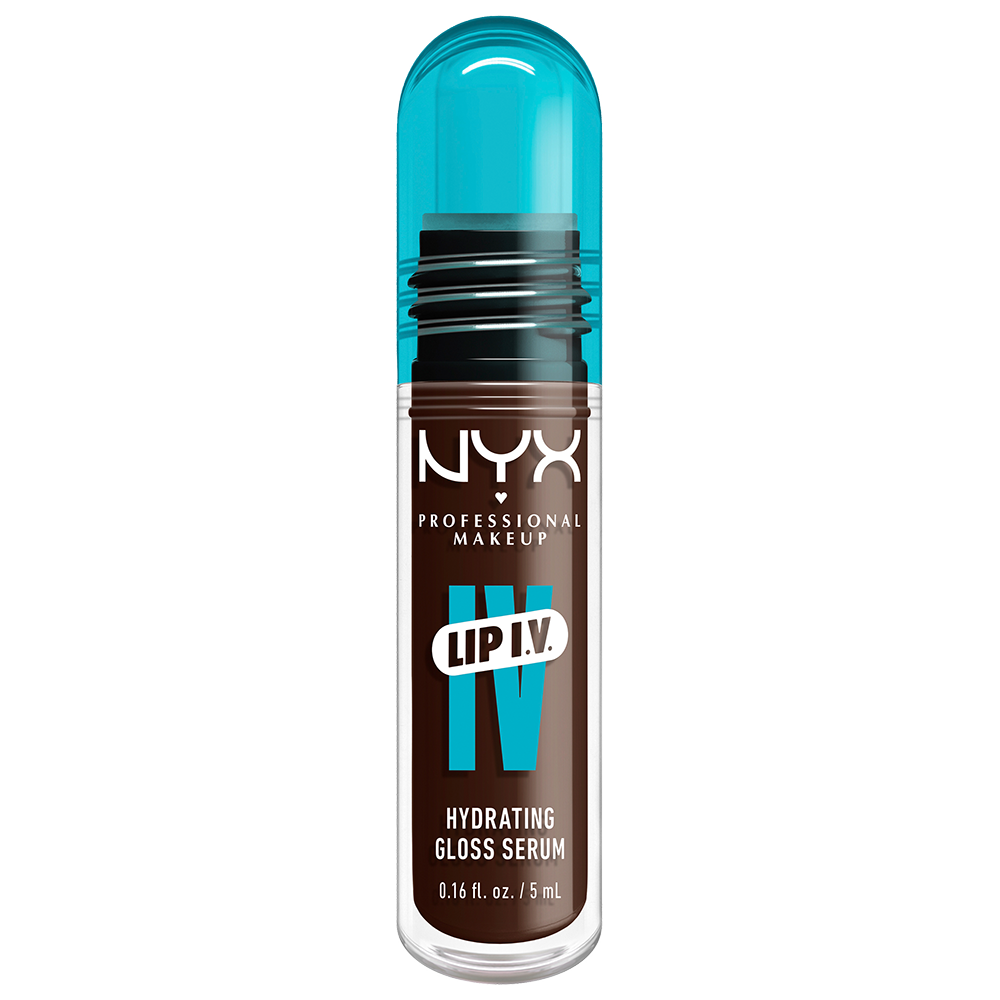 Bild: NYX Professional Make-up Lip IV Gloss Serum feuchtigkeitsspendender Lipgloss Espresso Soak