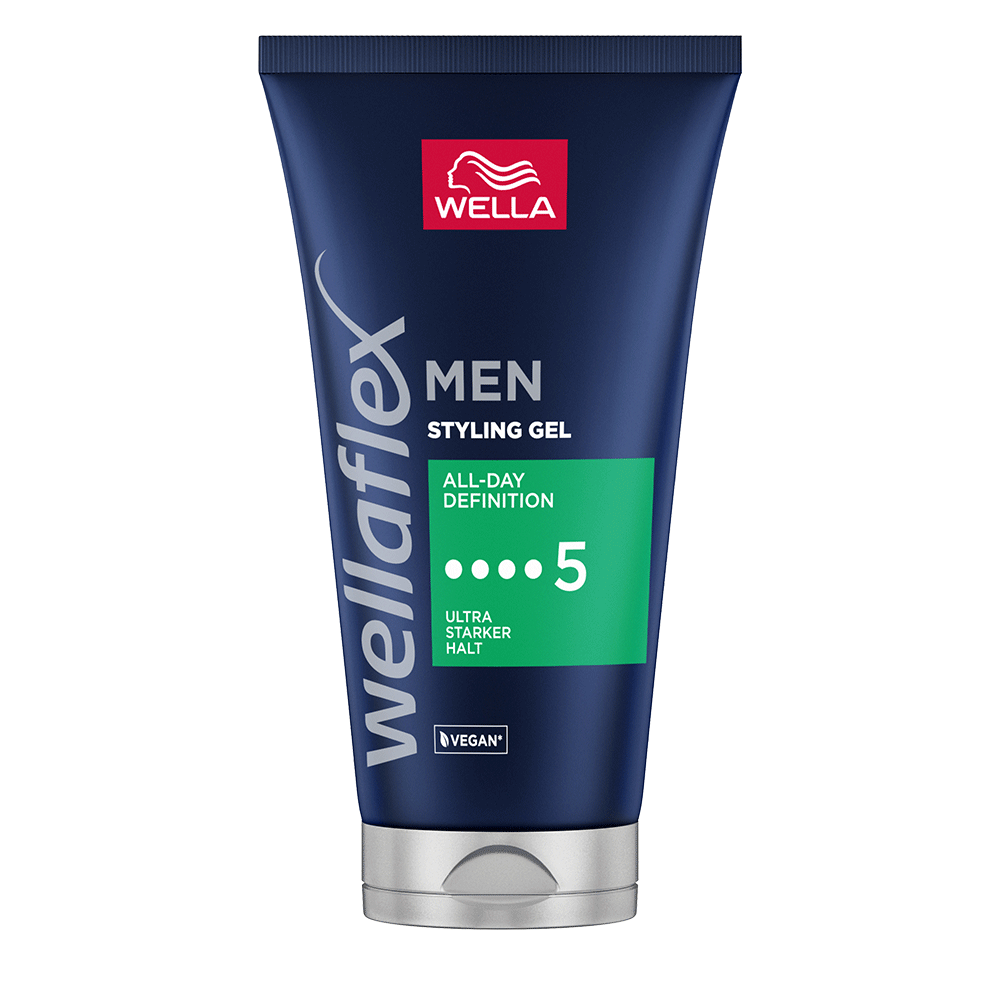 Bild: WELLA wellaflex Men Styling Gel All Day Definition Ultra Starker Halt 