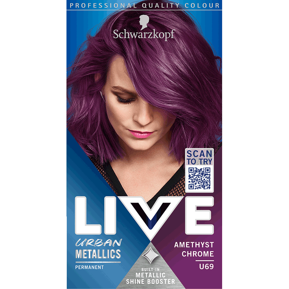 Bild: Schwarzkopf Live Ultra Brights or Pastel Haarfarbe amethyst chrome