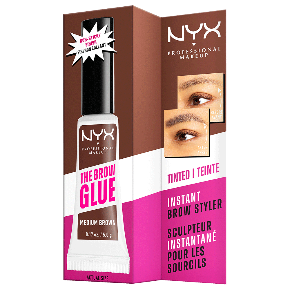 Bild: NYX Professional Make-up The Brow Glue Instant Brow Styler Medium Brown