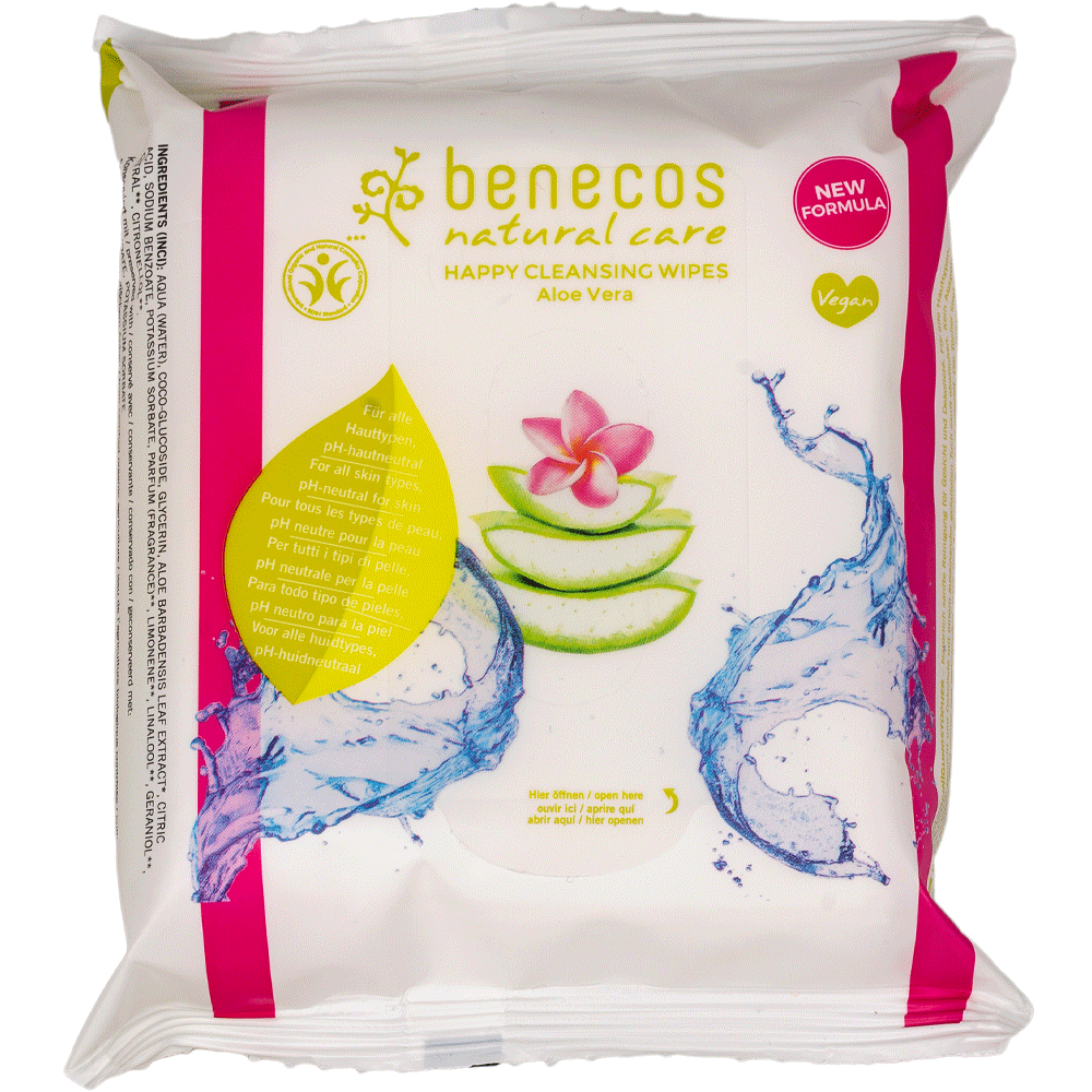 Bild: Benecos Natural Happy Cleansing Wipes 