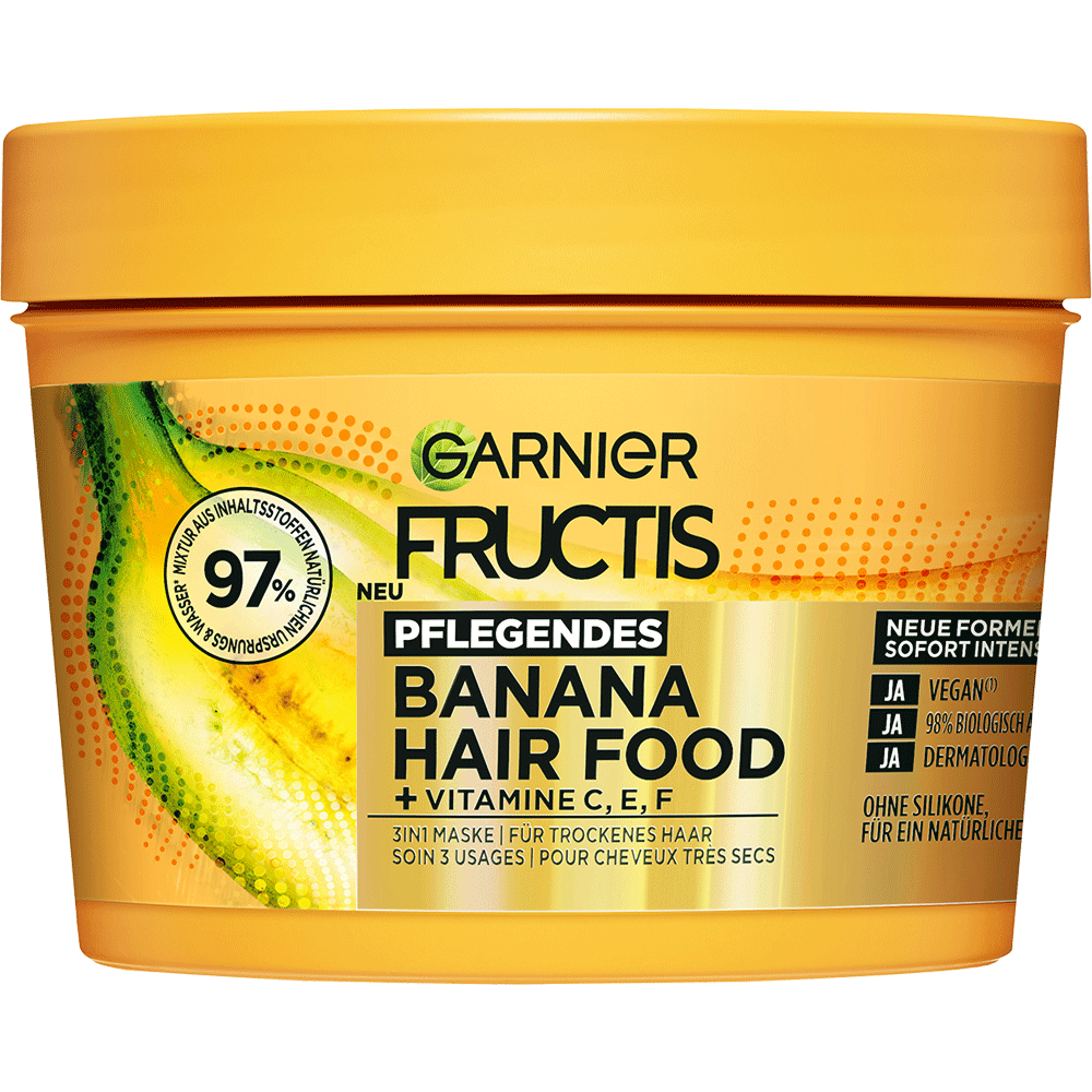 Bild: GARNIER FRUCTIS Pflegendes Banana Hair Food 3in1 Maske 