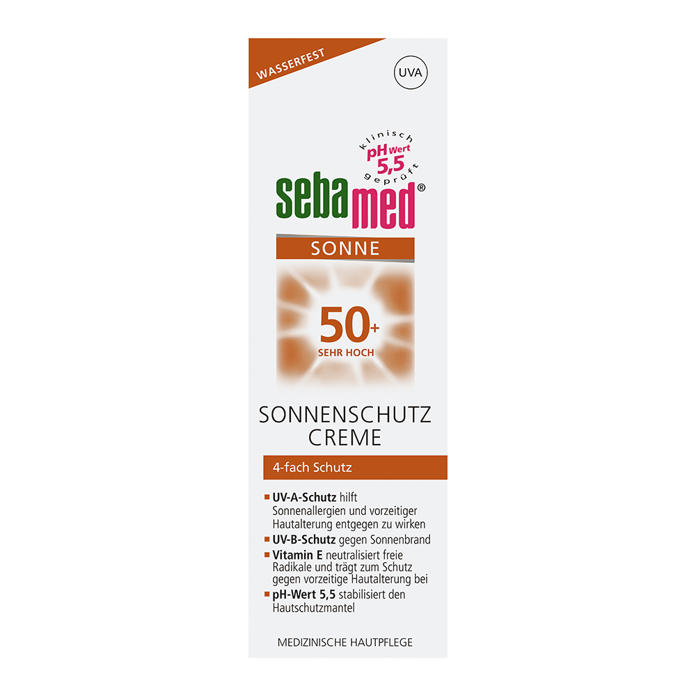 Bild: sebamed Sonnenschutz Creme LSF 50+ 