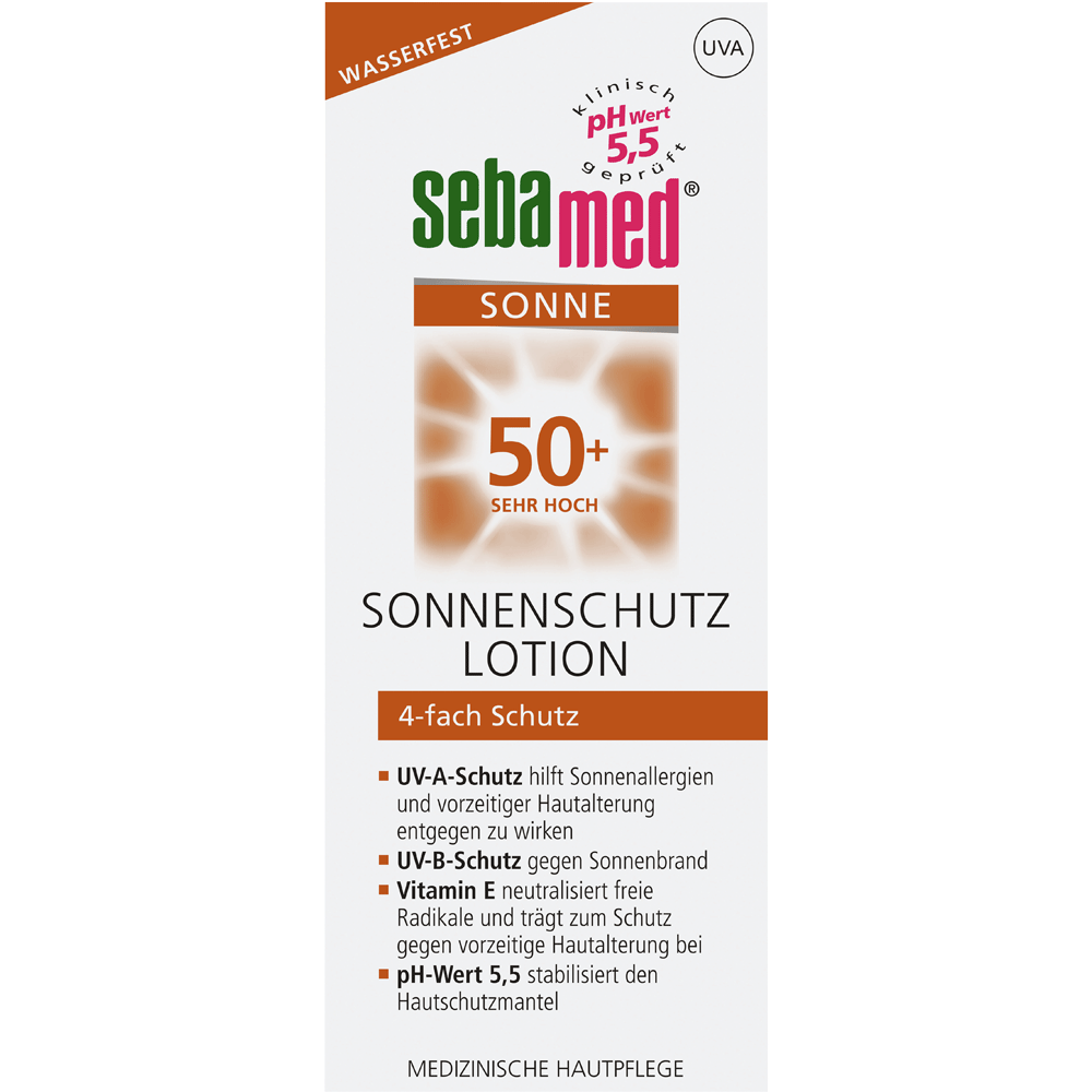 Bild: sebamed Sonnenschutz Lotion LSF 50+ 