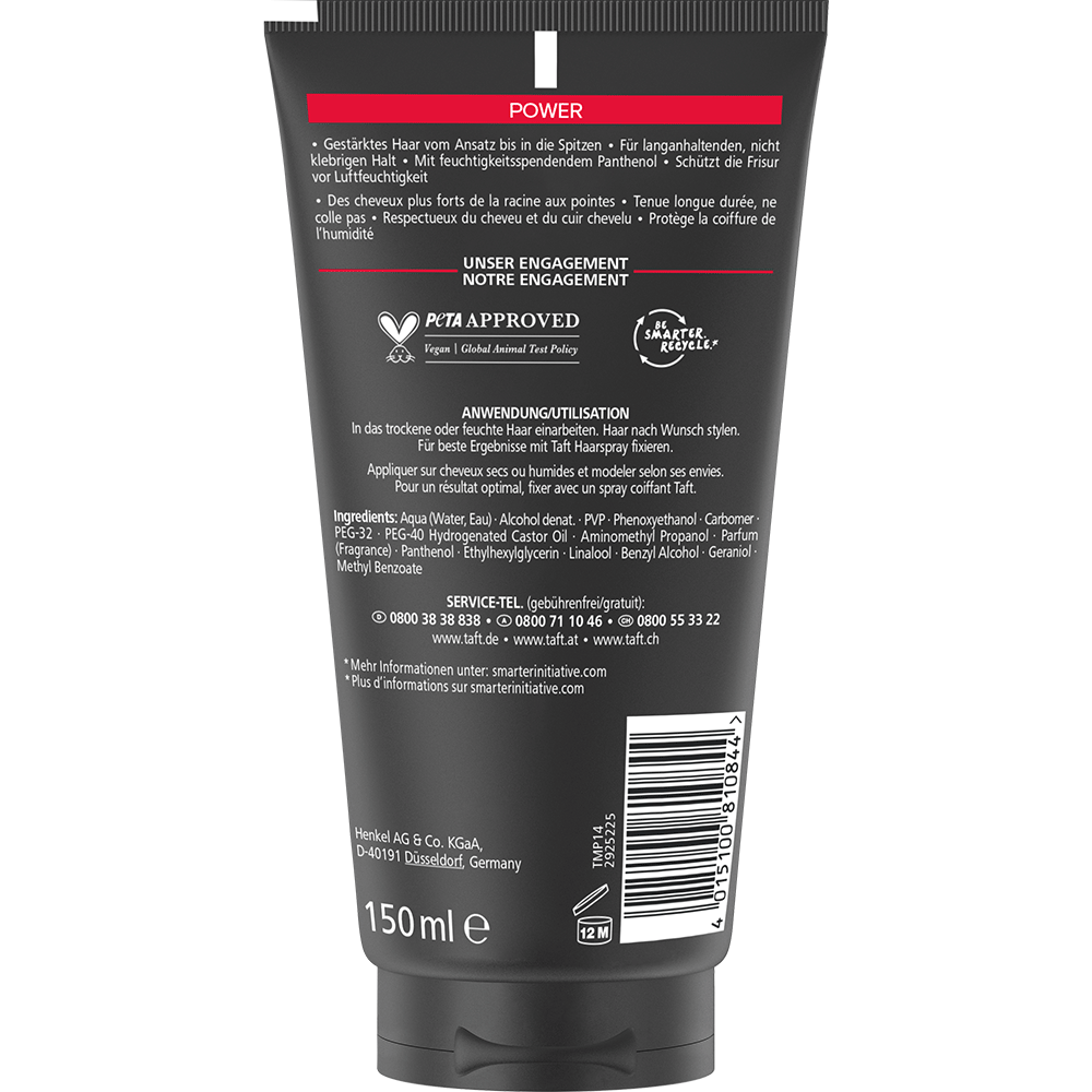 Bild: Schwarzkopf taft Styling Gel Power 