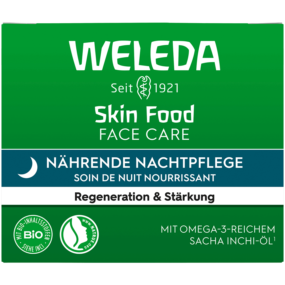 Bild: WELEDA Skin Food Nährende Nachtpflege 