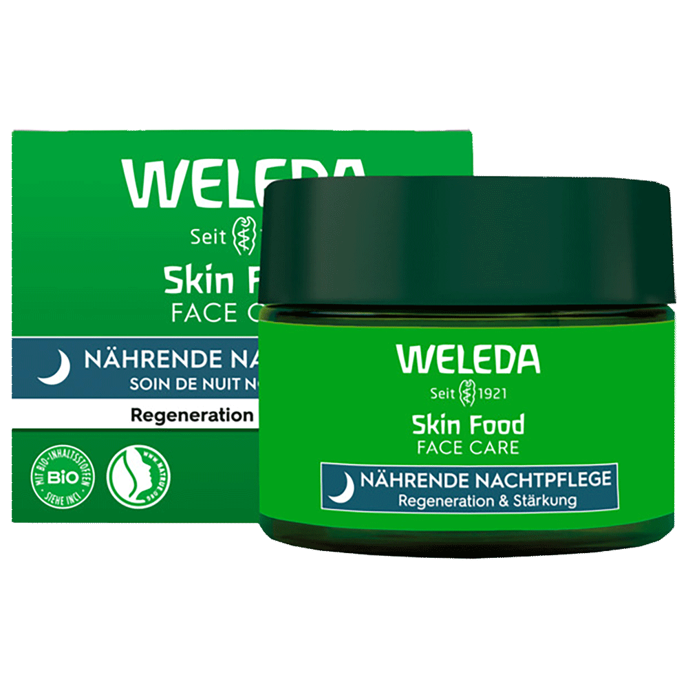 Bild: WELEDA Skin Food Nährende Nachtpflege 