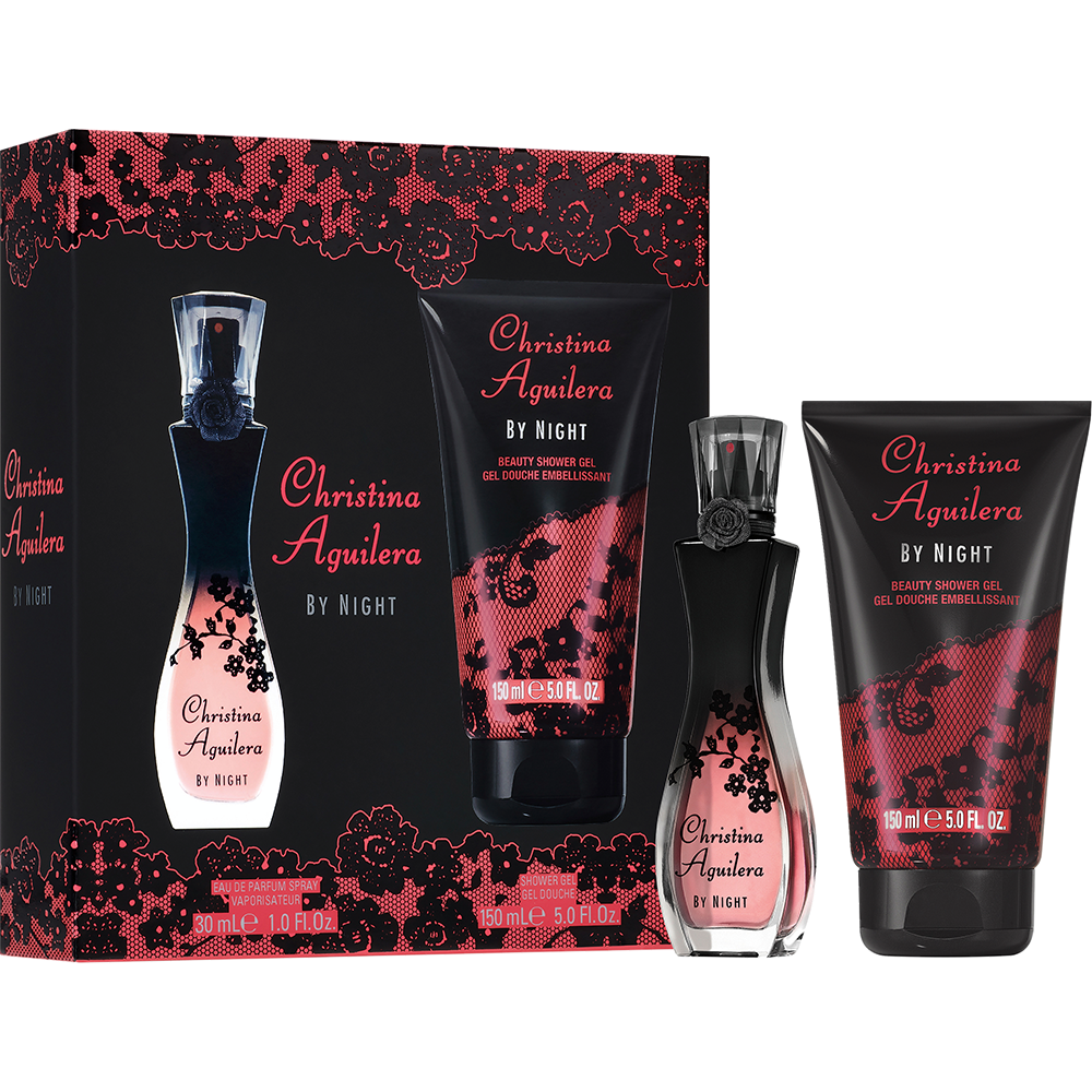 Bild: Christina Aguilera By Night Geschenkset Eau de Parfum 30 ml + Duschgel 150 ml 