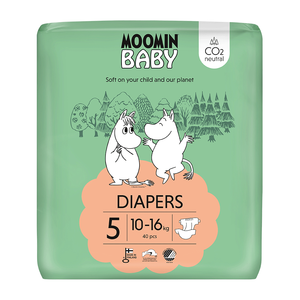 Bild: Moomin Baby Windeln Größe 5, 10kg -16kg 