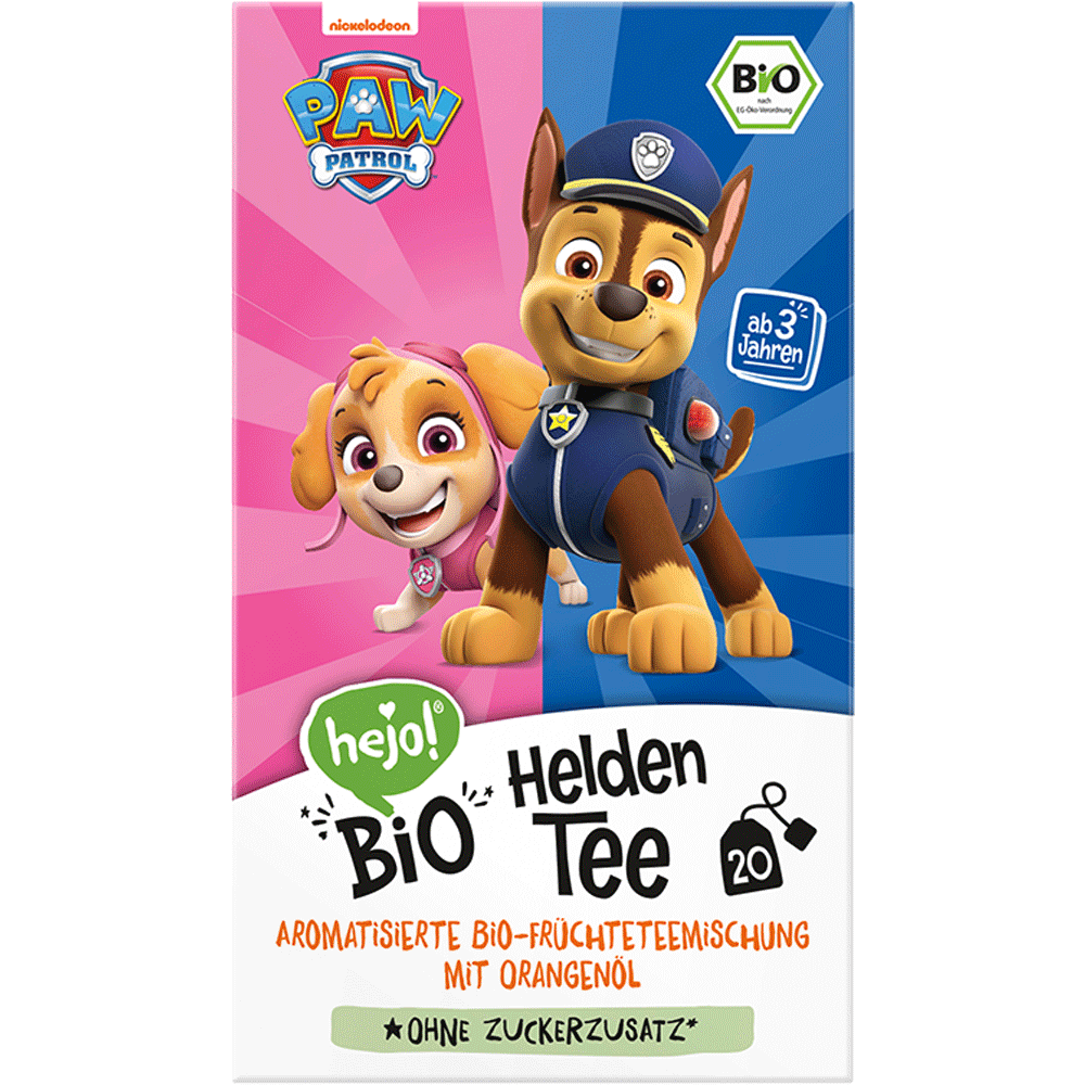 Bild: hejo! Tee BIO Paw Patrol Helden 