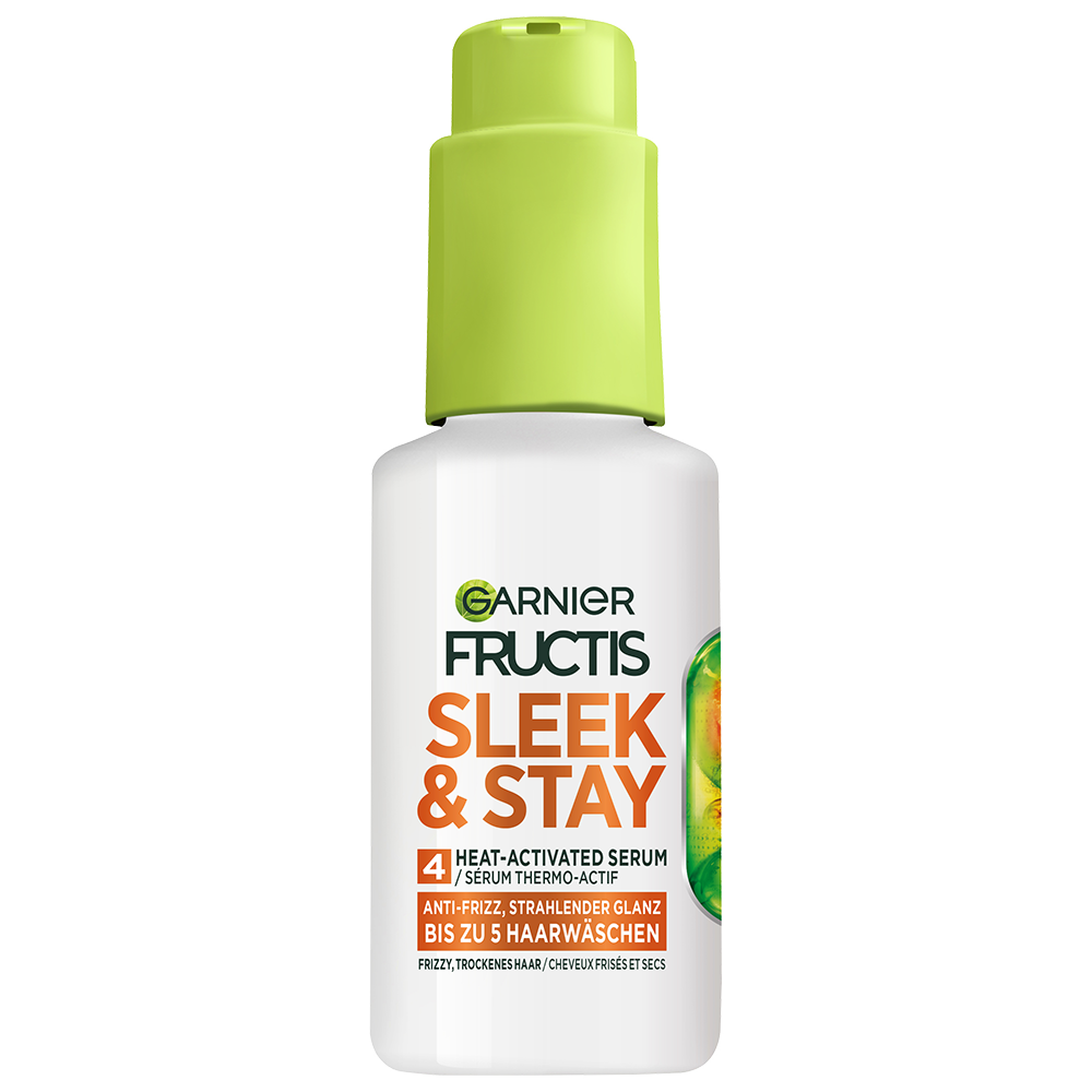 Bild: GARNIER FRUCTIS Sleek & Stay Heat-Activated Serum 