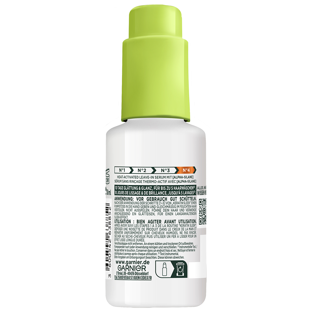 Bild: GARNIER FRUCTIS Sleek & Stay Heat-Activated Serum 