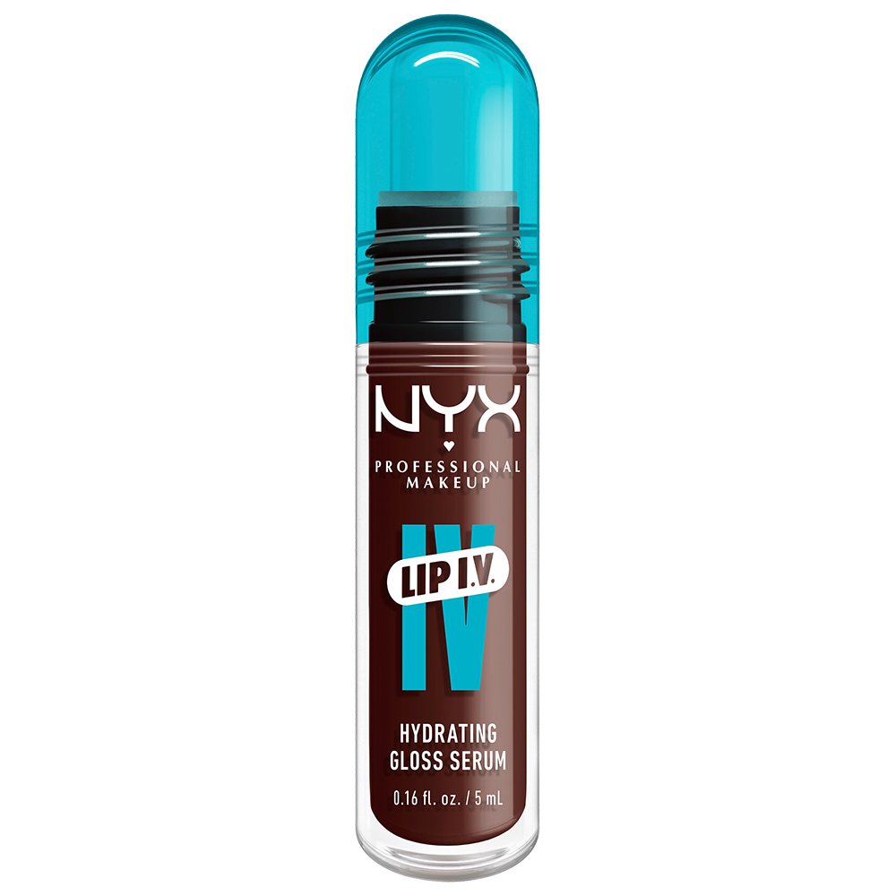 Bild: NYX Professional Make-up Lip IV Gloss Serum feuchtigkeitsspendender Lipgloss Mocha Me Wet